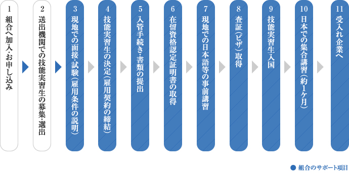 受入れを一貫してサポート！！